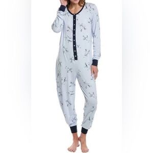 Hale Bob Blue Poodle Adult Bamboo Onesie